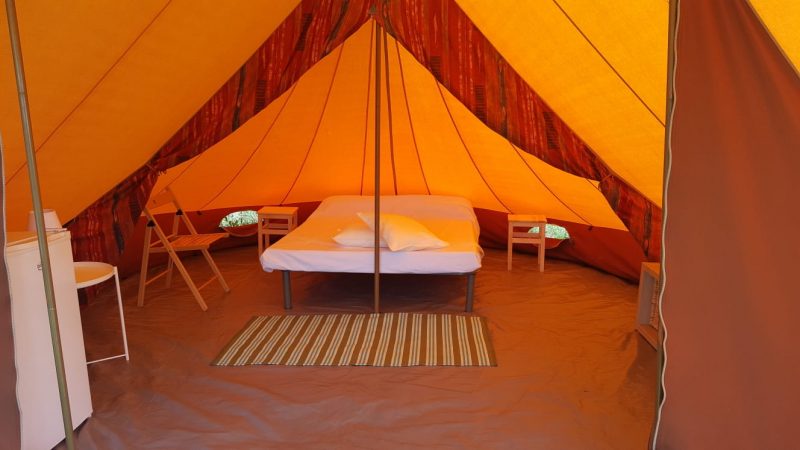 Gedetailleerd Eenvoud schoorsteen De Waard tent - Camping44