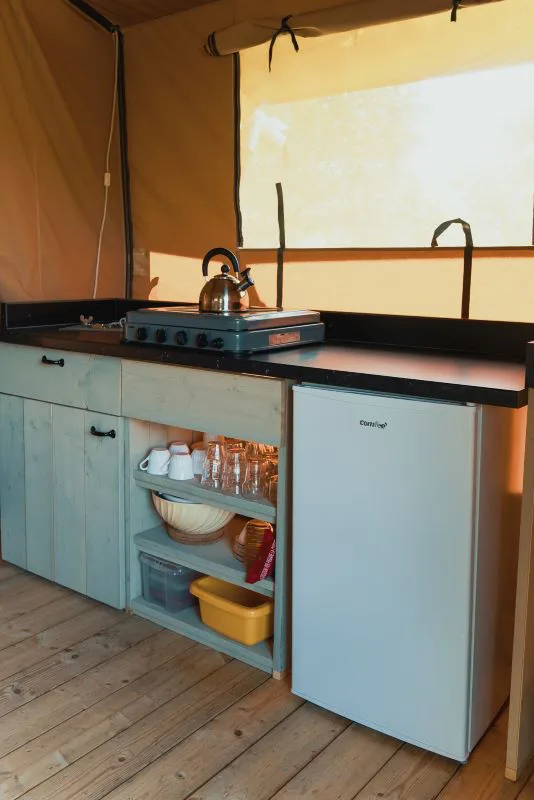 Safaritent keuken Camping44 Le Marche